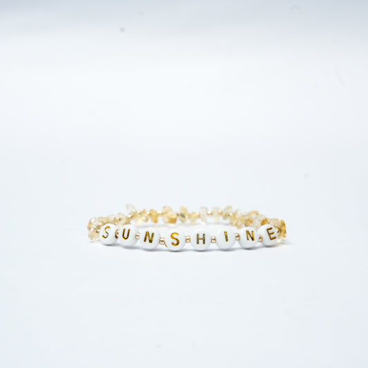 SUNSHINE - Citrine Chip Bracelet