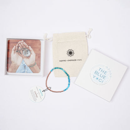 Cotton bag, bracelet, gift box card with tag on a white background 
