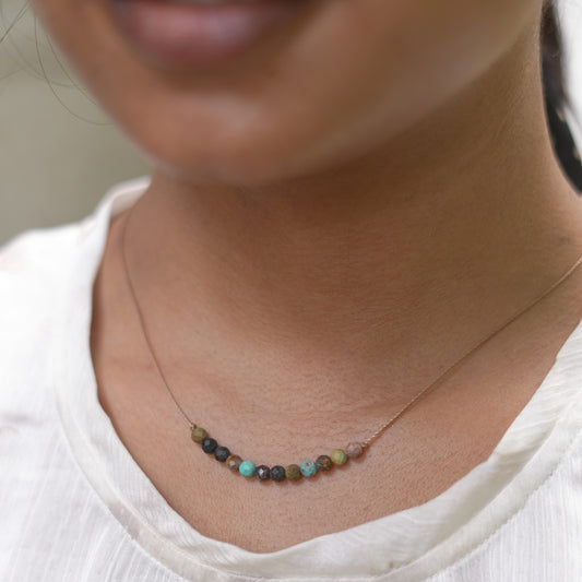 Dainty African Turquoise  - December Birthstone