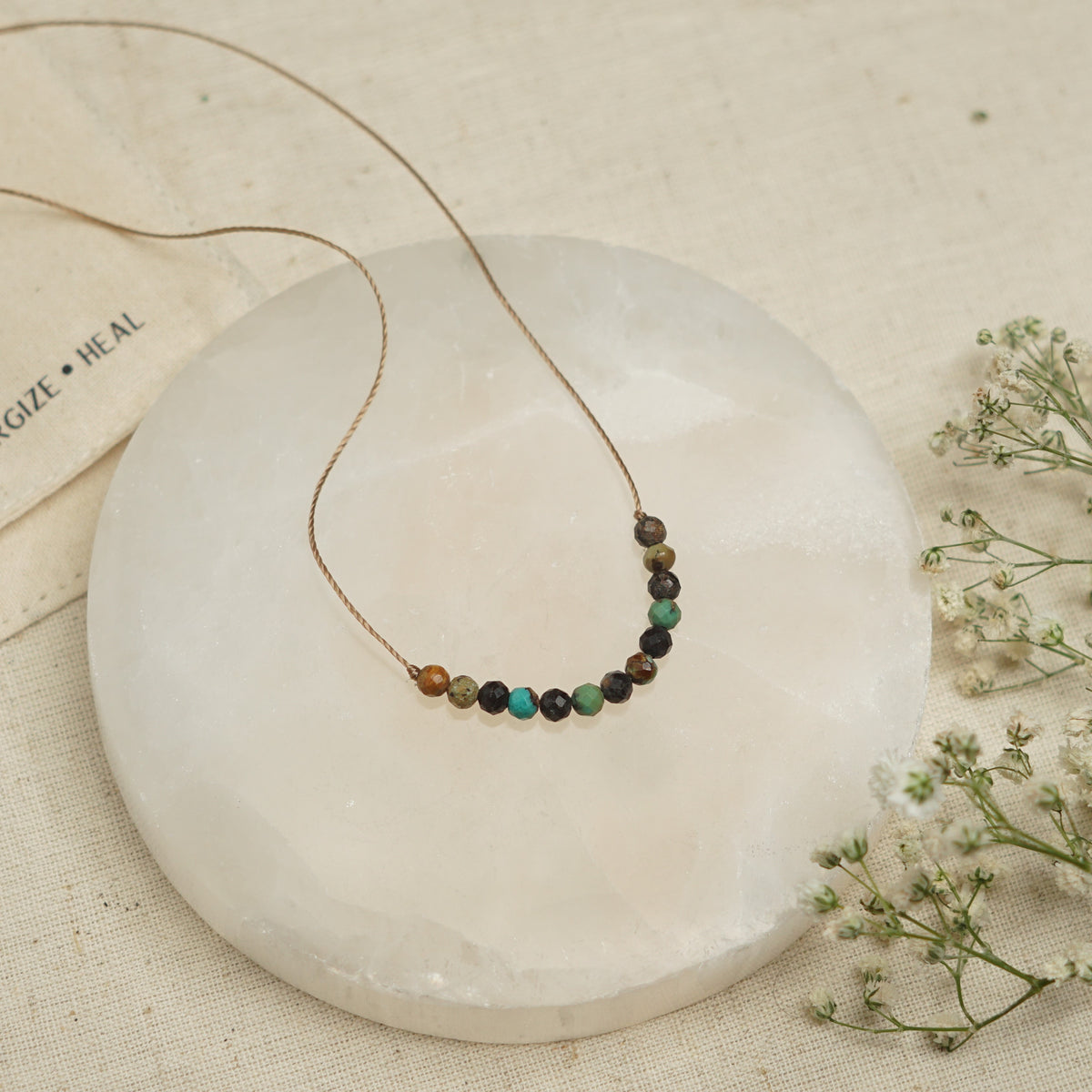 Dainty African Turquoise  - December Birthstone