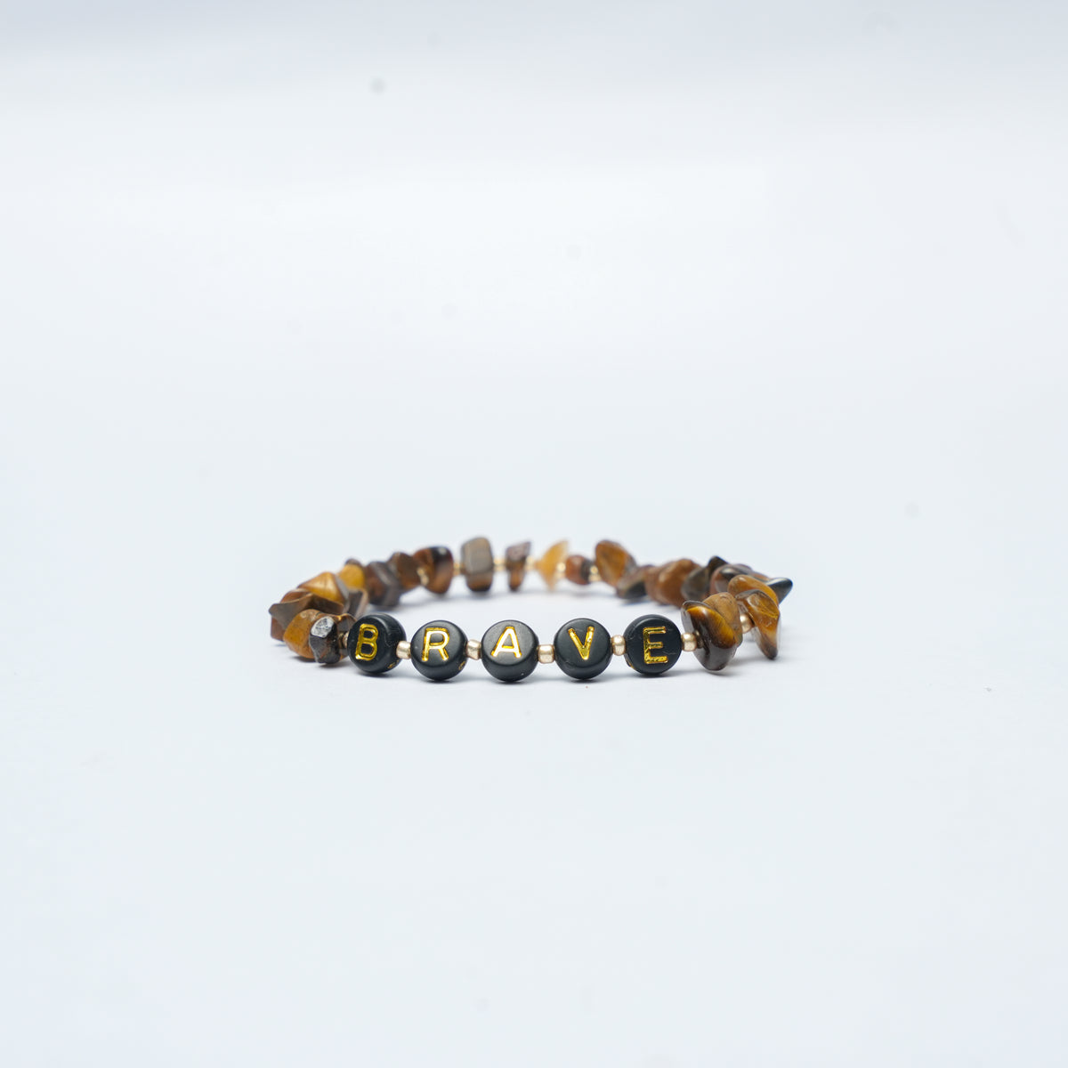 BRAVE - Tiger's Eye Chip Bracelet