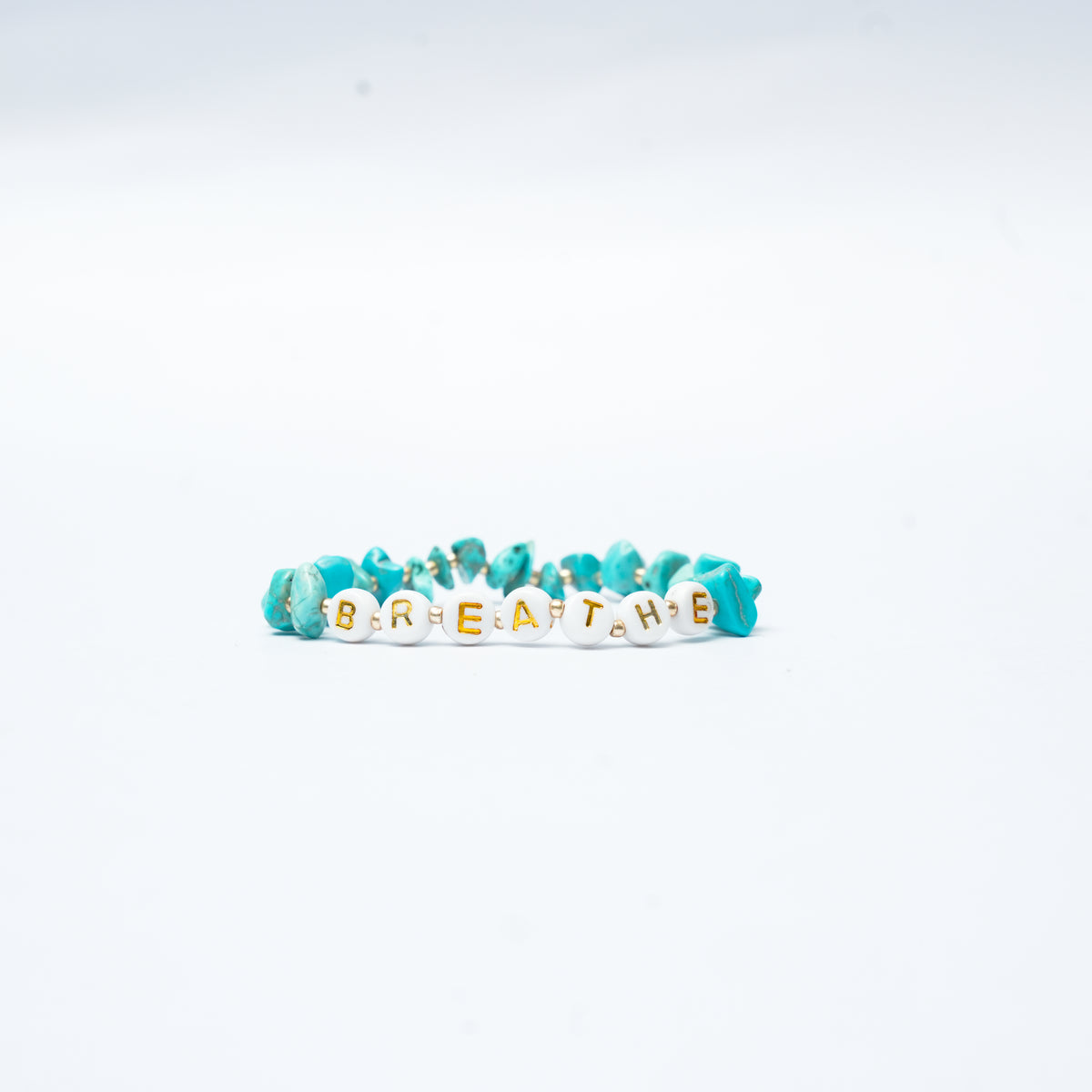 BREATHE - Turquoise Chip Bracelet