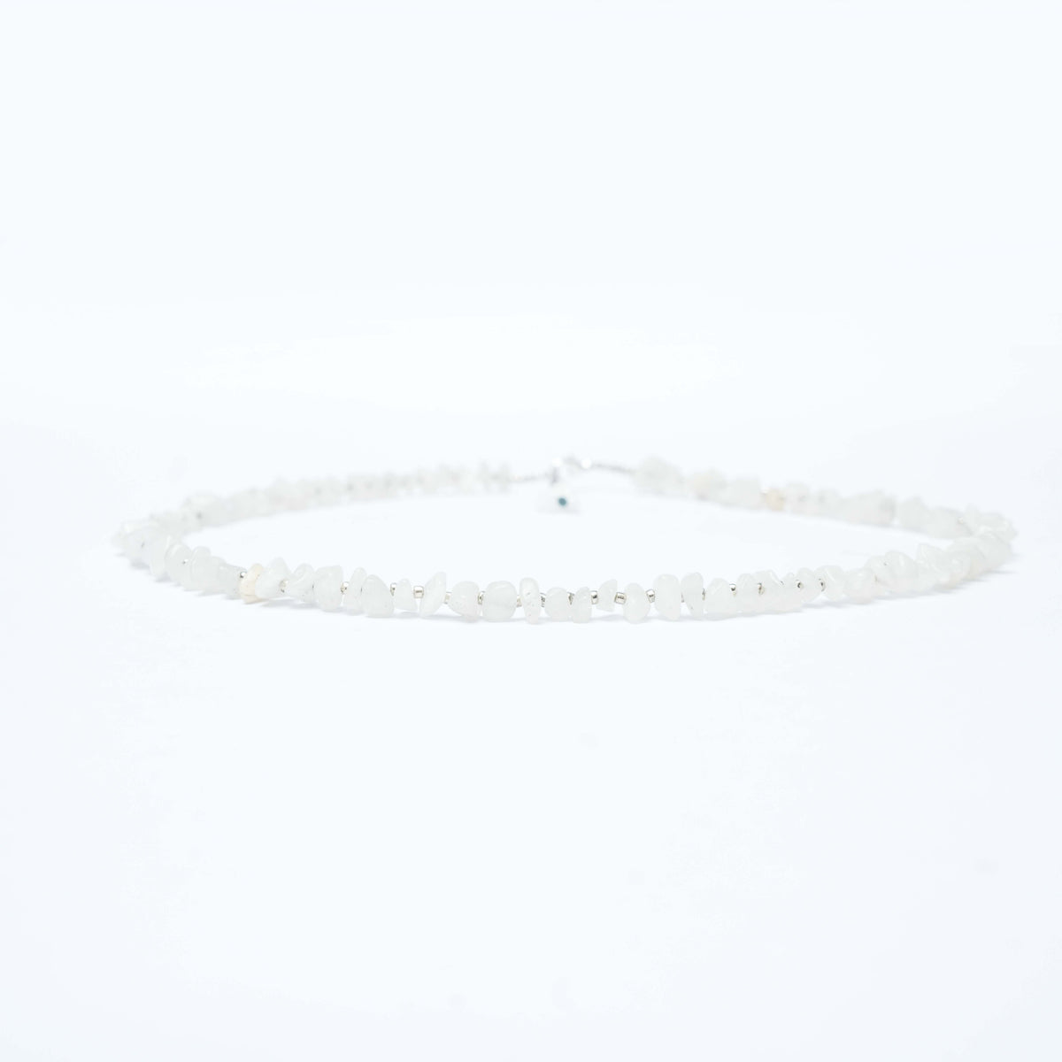 Natural Moonstone Chip bead Necklace - adjustable length