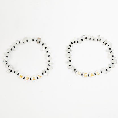 HEAL - Clear Quartz Chip Bracelet