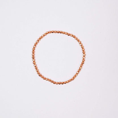 Genuine Solid Copper Bead Stretch Bracelet
