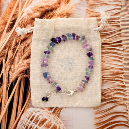 Fluorite Chip Bracelet