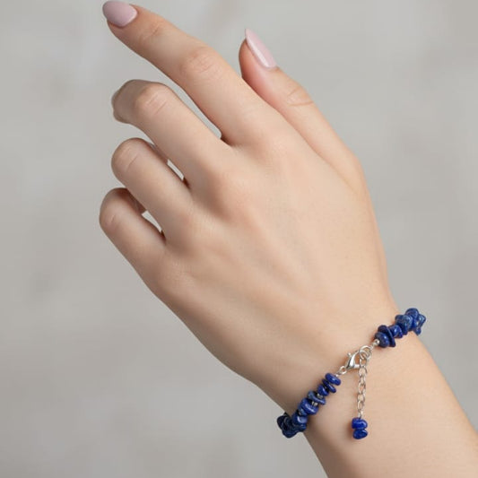Lapis Lazuli Chip Bracelet